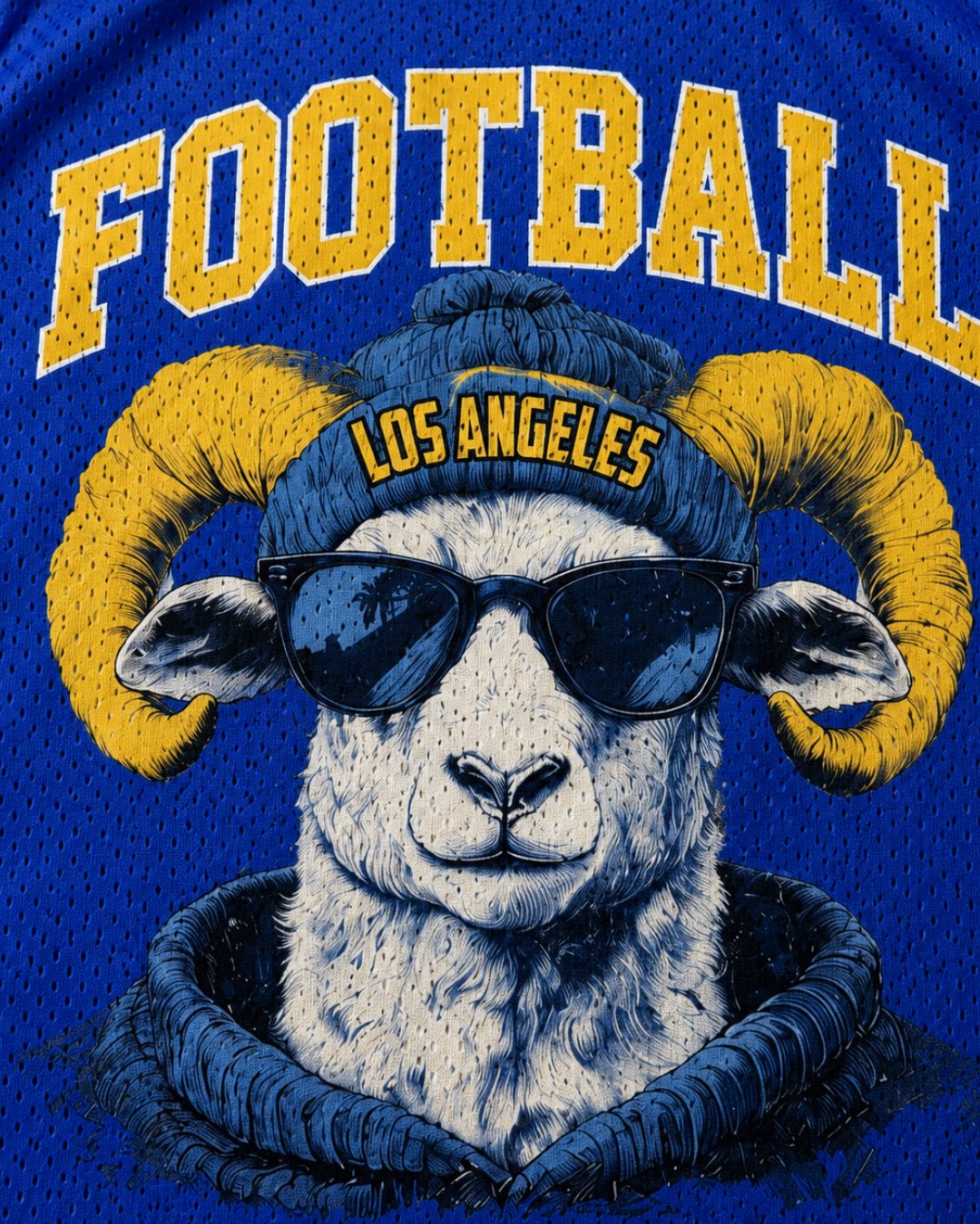 Personalized Name & Number Los Angles Sheep Jersey Football