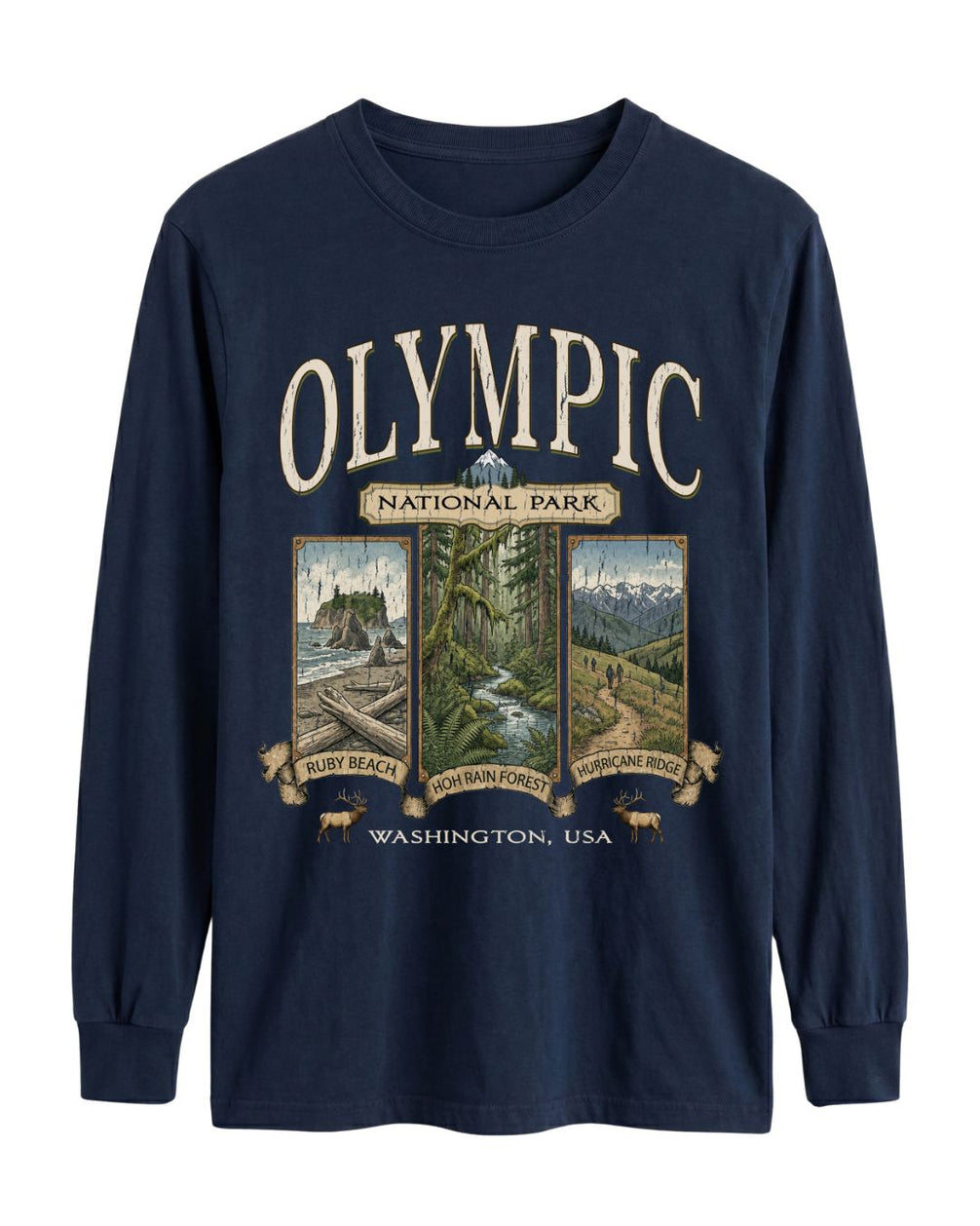The Triple Trail Olympic Long-sleeve