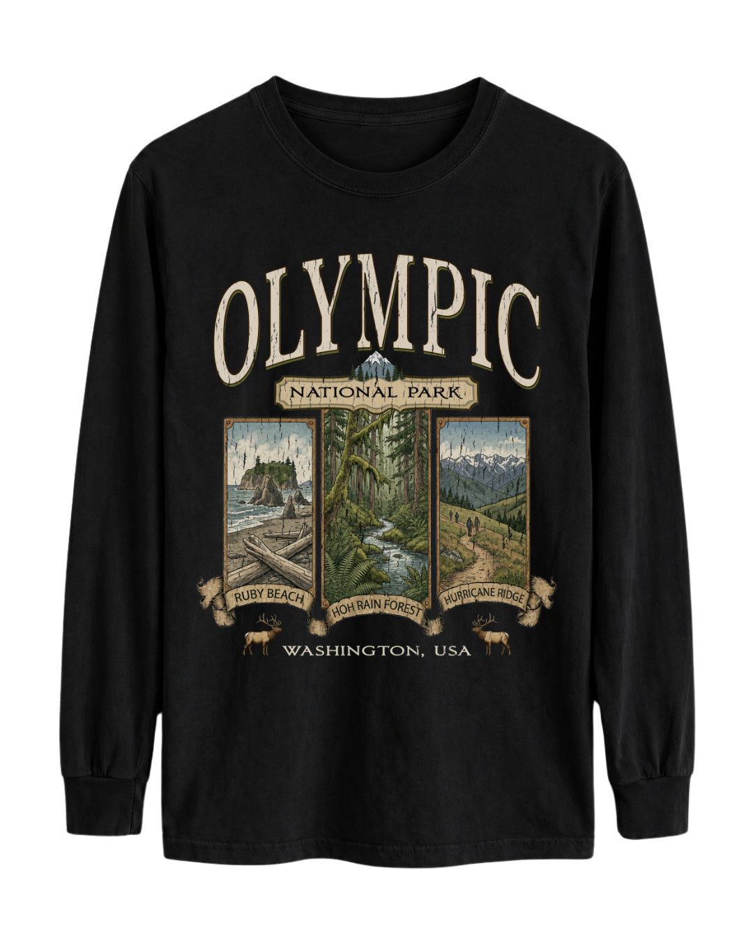 The Triple Trail Olympic Long-sleeve