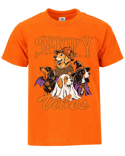 Spooky Vibes Dog Halloween T-shirt