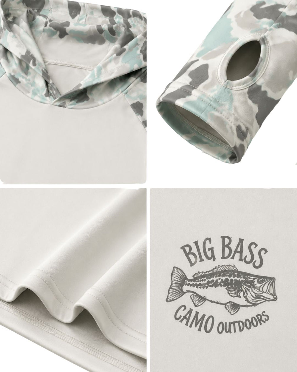 Big Bass Sun Protection Hoodie
