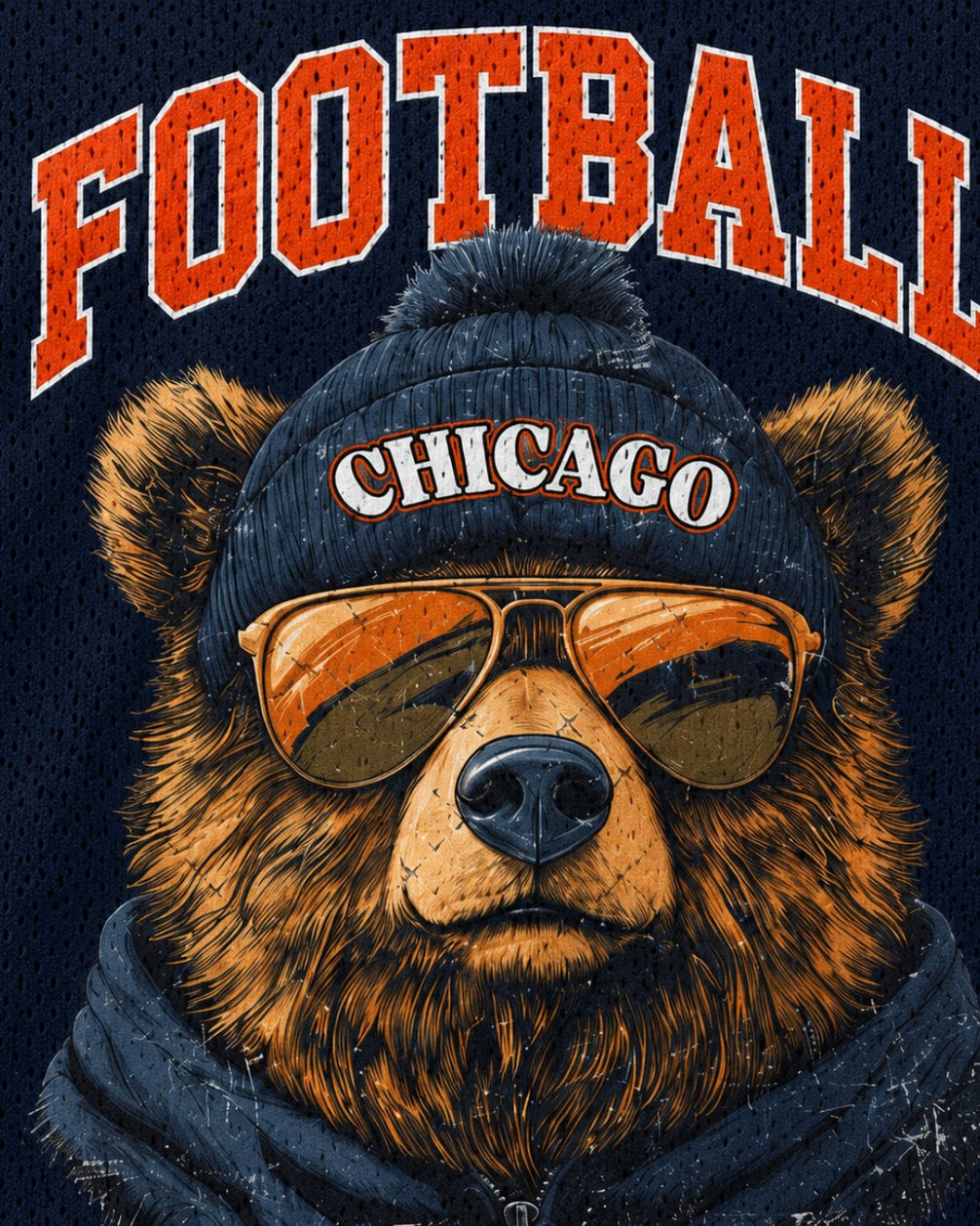 Personalized Name & Number Chicago Bear Jersey Football