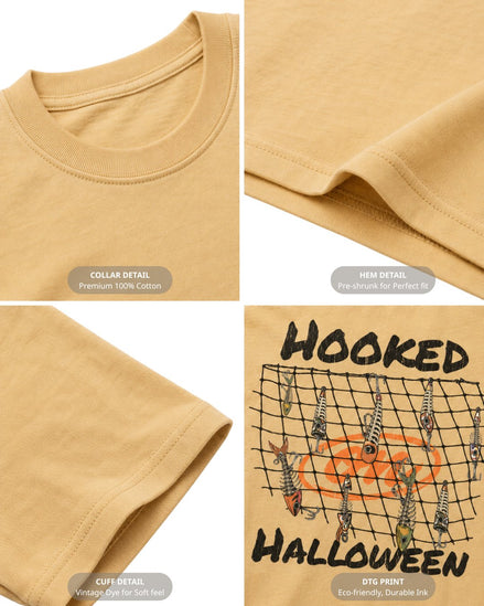 Hooked Halloween Fishing Lures T-shirt