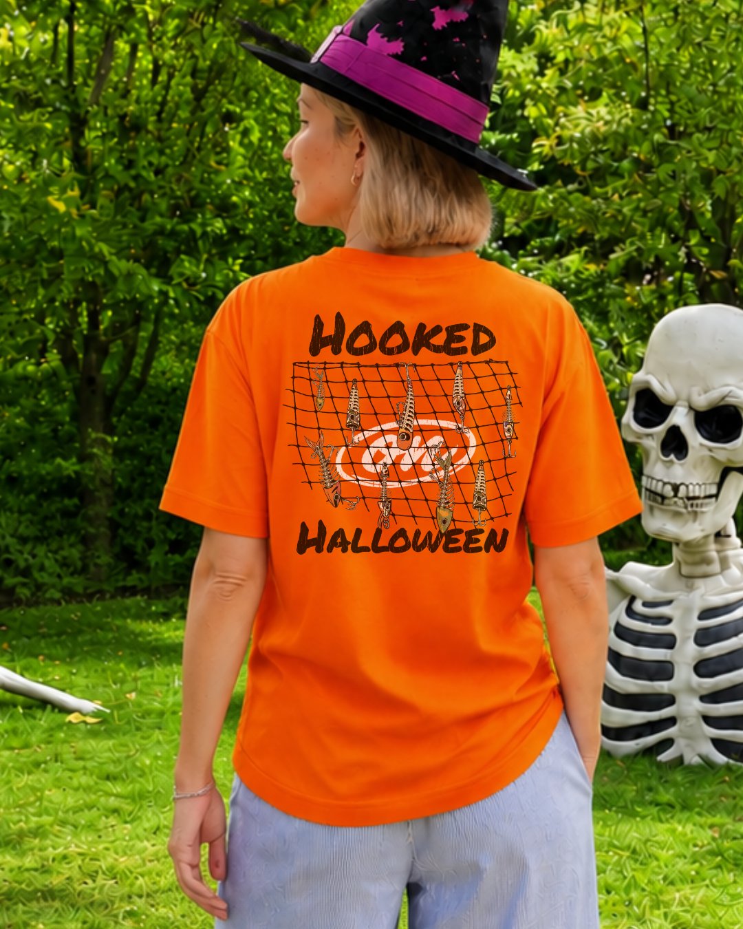 Hooked Halloween Fishing Lures T-shirt