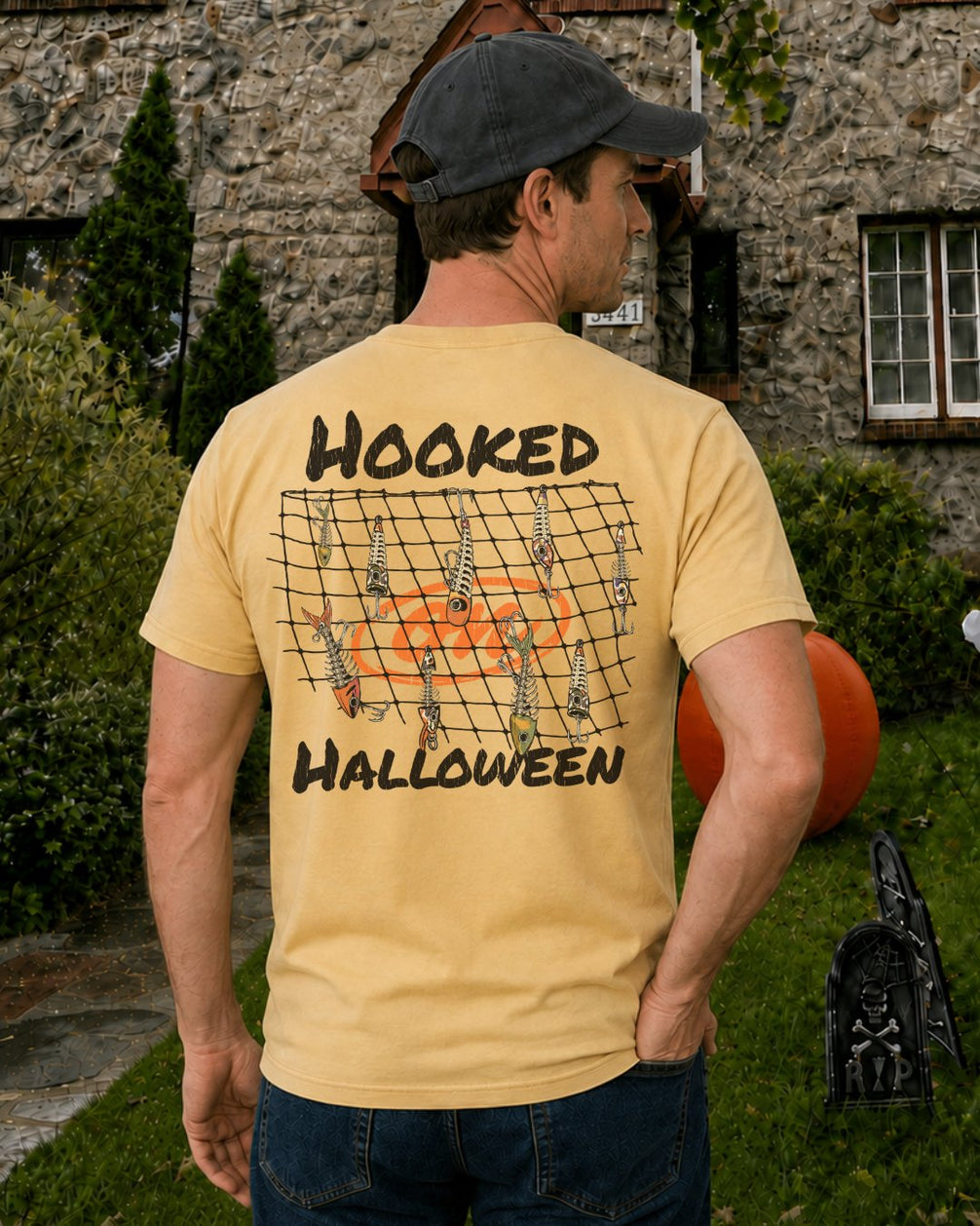 Hooked Halloween Fishing Lures T-shirt