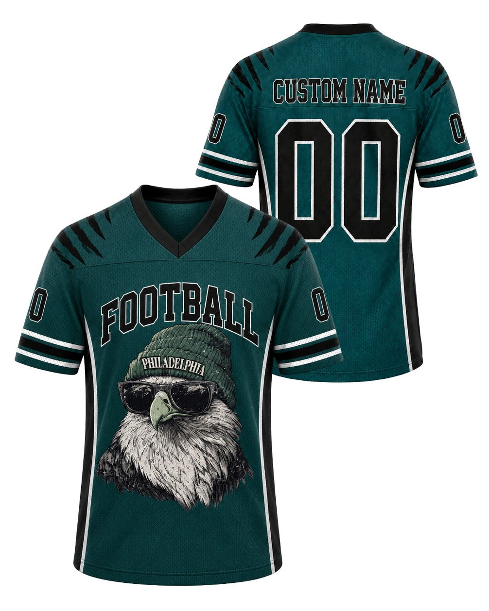 Personalized Name & Number Philadelphia Eagle Jersey Football
