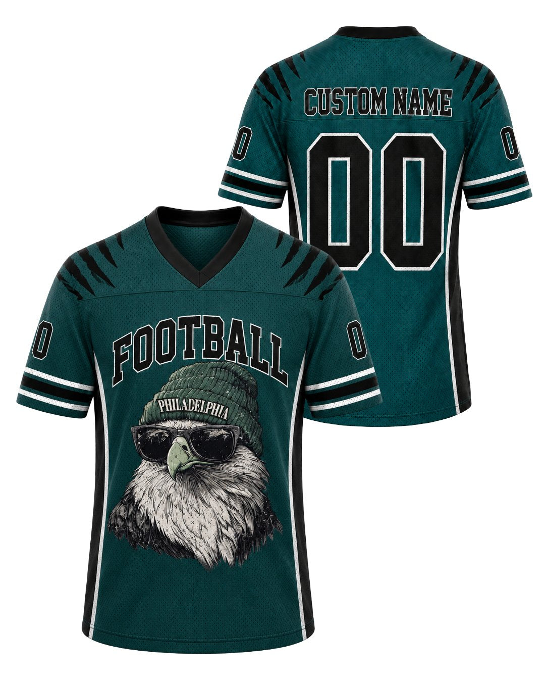 Personalized Name & Number Philadelphia Eagle Jersey Football