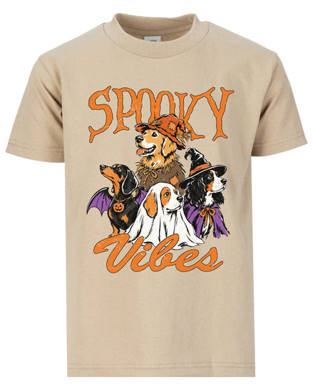 Spooky Vibes Dog Halloween T-shirt