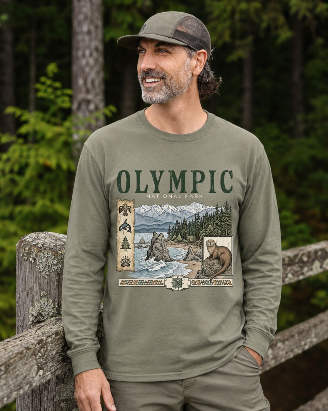 Olympic Coastal Otter Wilderness Long-sleeve