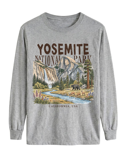 Yosemite Valley Half Dome Nature Long-sleeve