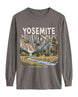 Yosemite Valley Half Dome Nature Long-sleeve