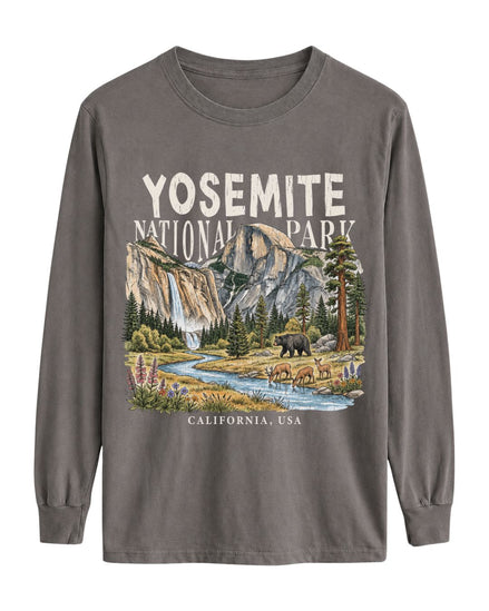 Yosemite Valley Half Dome Nature Long-sleeve