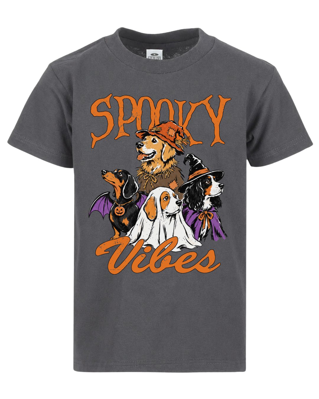 Spooky Vibes Dog Halloween T-shirt