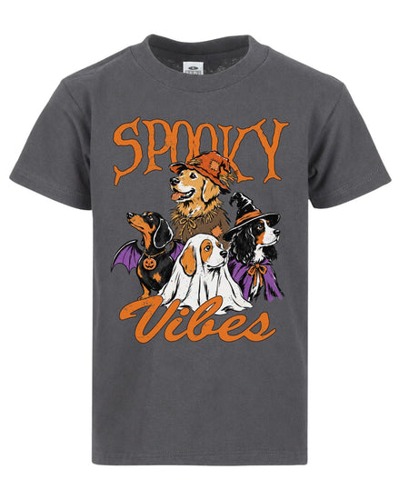 Spooky Vibes Dog Halloween T-shirt