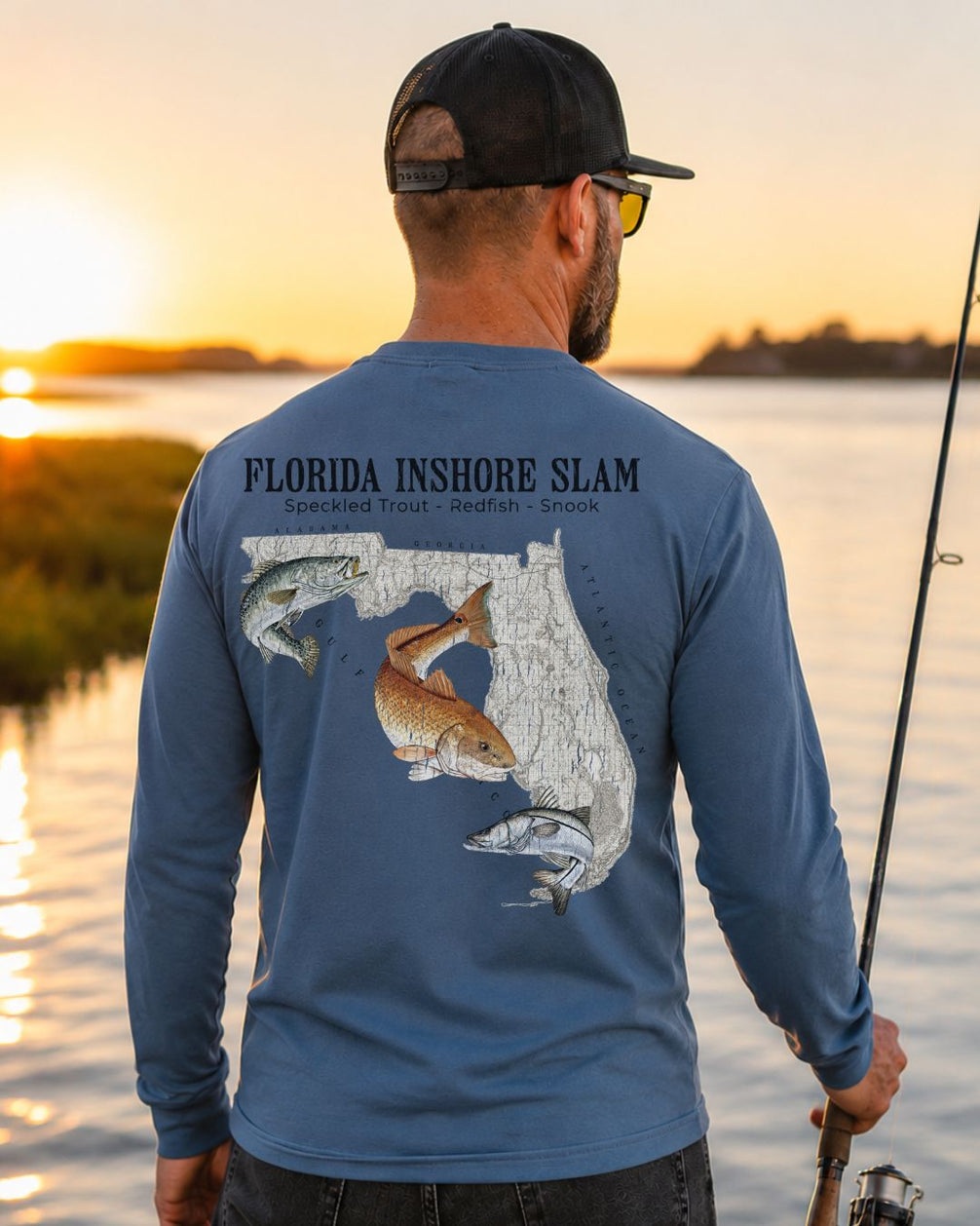 Florida Inshore Slam Long-sleeve