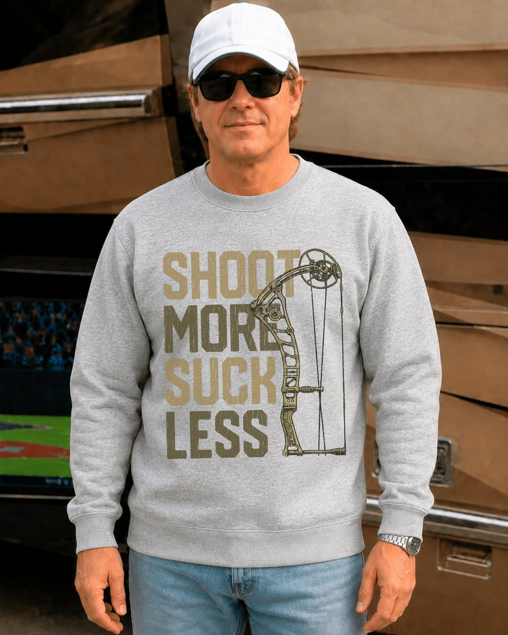 Shoot More Suck Less Sweatshirt