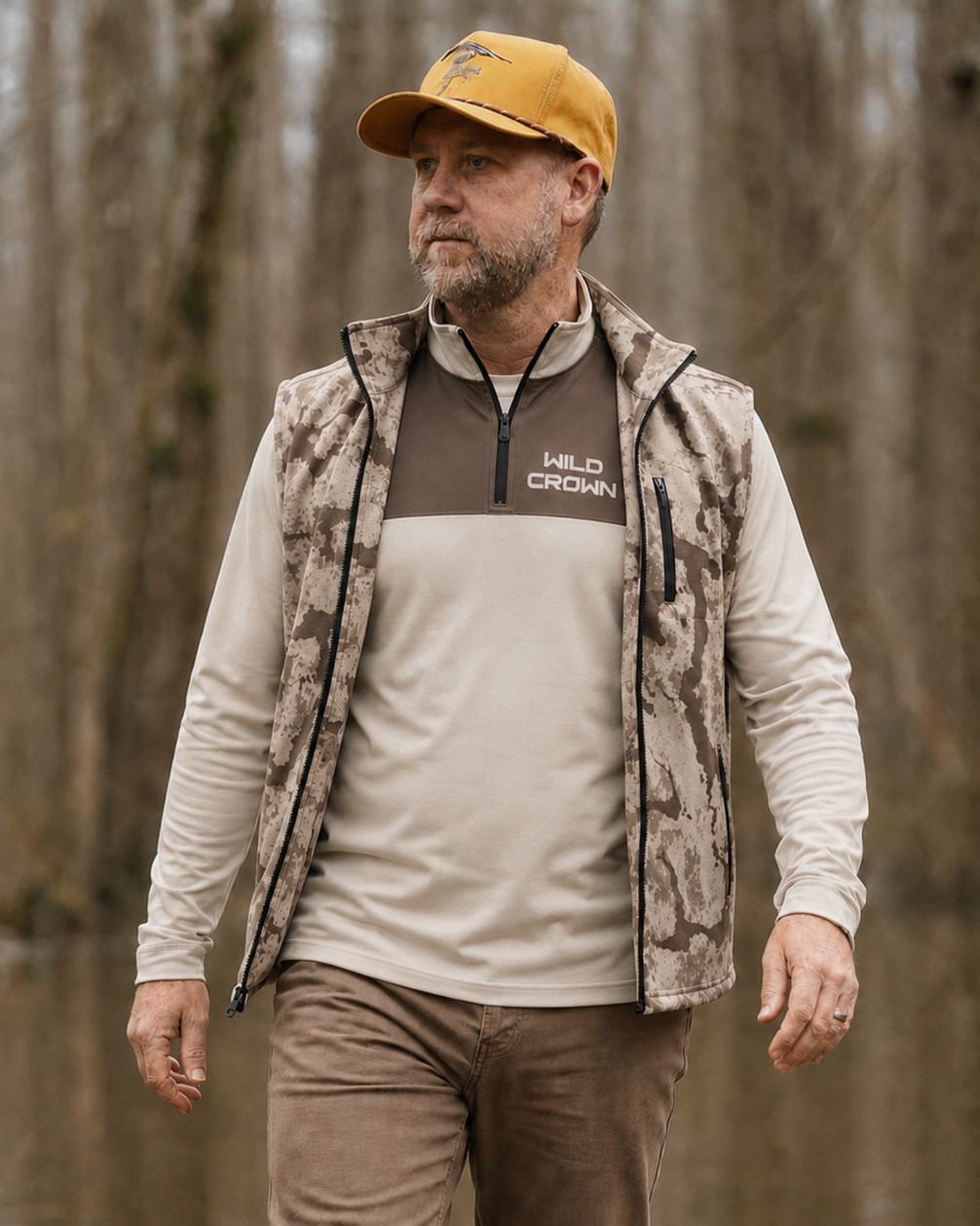 Combo lifestyle - Wild Crown Camo Layering Series