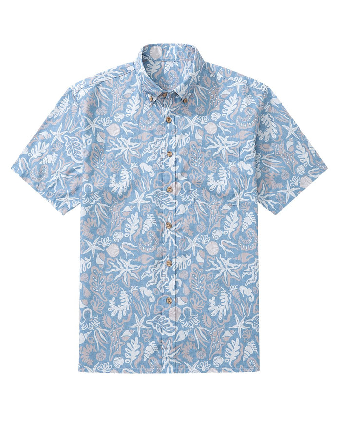 Coastal Seashell Men's Breathable Shirt