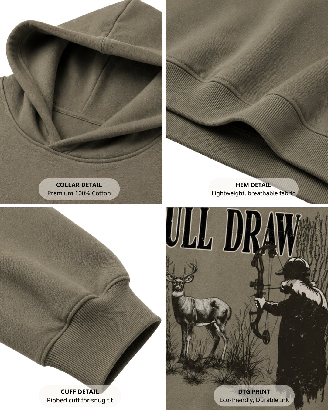 Full Draw Archery Hunter Hoodie