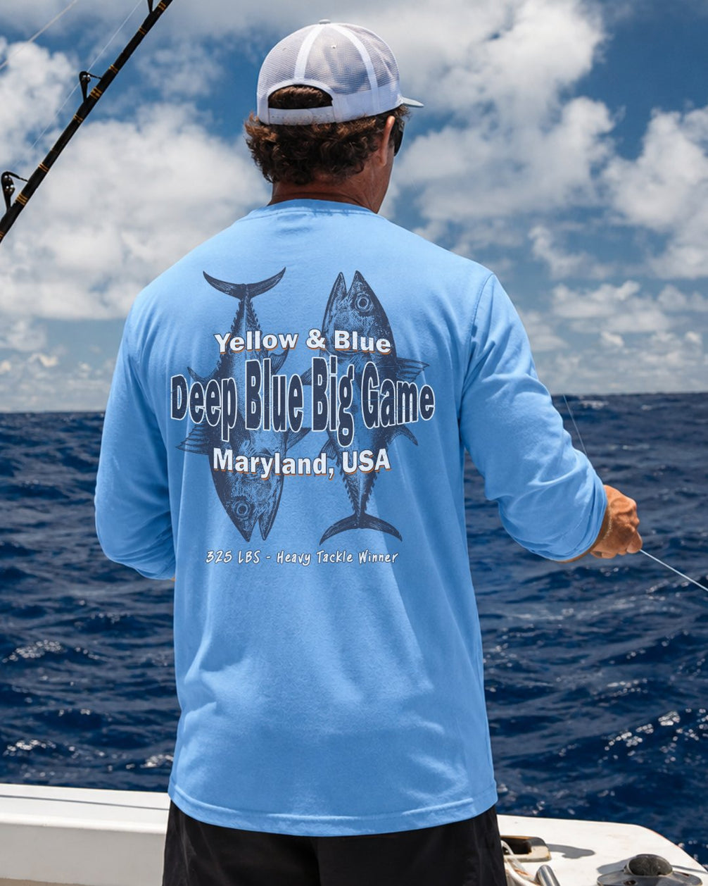 Deep Blue Big Game Long-sleeve