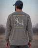 Non-Typical Antler Deer Profile Long-sleeve