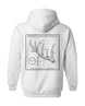Non-Typical Antler Deer Profile Hoodie