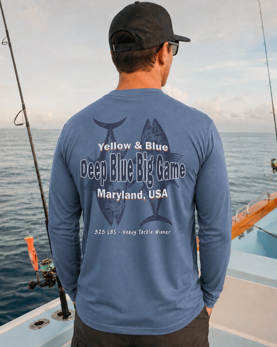 Deep Blue Big Game Long-sleeve