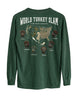 World Turkey Slam Subspecies Map Long-sleeve
