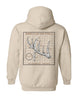 Non-Typical Antler Deer Profile Hoodie