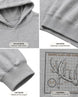Non-Typical Antler Deer Profile Hoodie