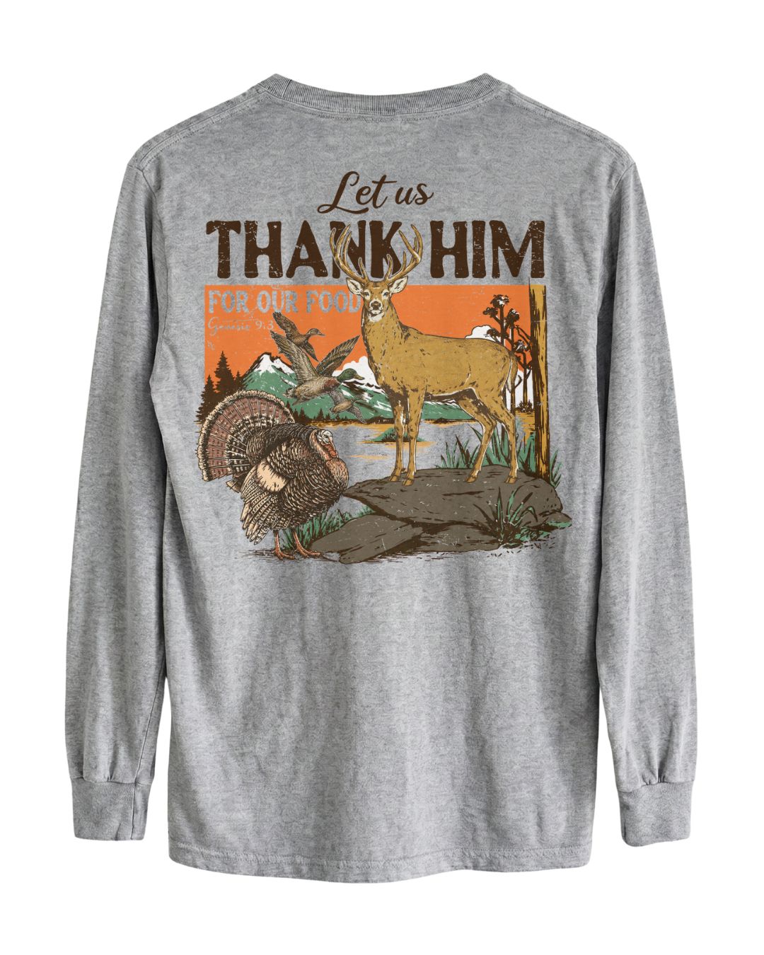 Outdoors Thank Him Long-sleeve