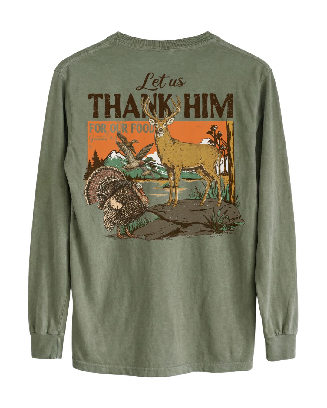 Outdoors Thank Him Long-sleeve