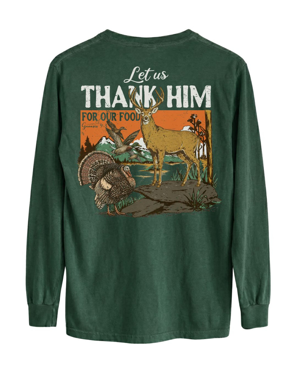 Outdoors Thank Him Long-sleeve
