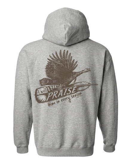 Faith And Turkey Feather Hoodie