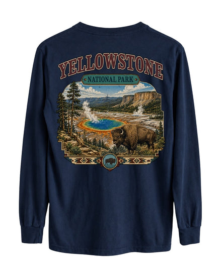 Yellowstone National Park LONG-SLEEVE back