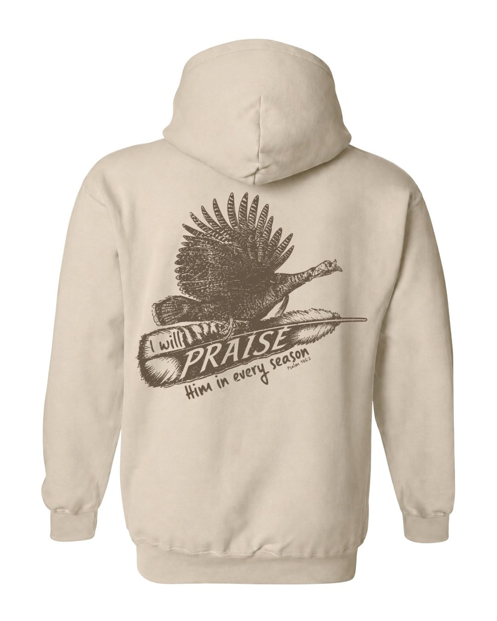 Faith And Turkey Feather Hoodie