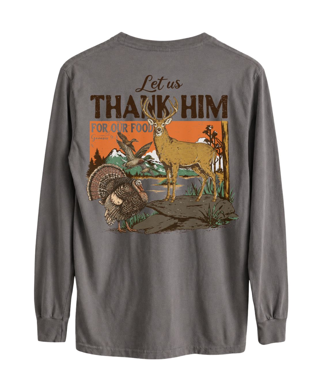 Outdoors Thank Him Long-sleeve