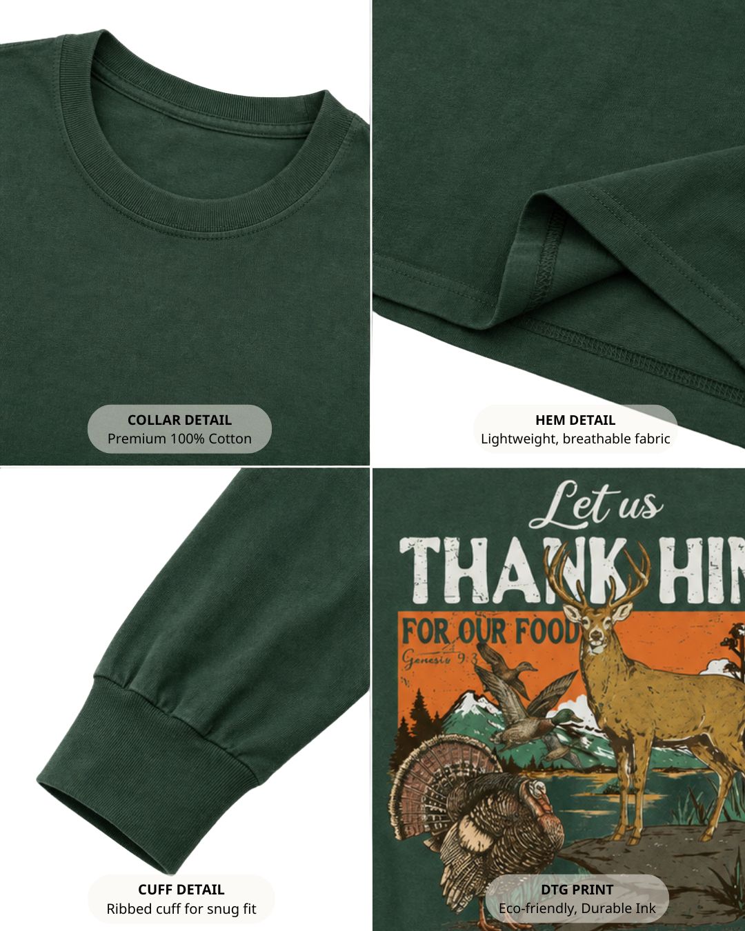 Outdoors Thank Him Long-sleeve
