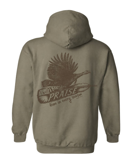 Faith And Turkey Feather Hoodie