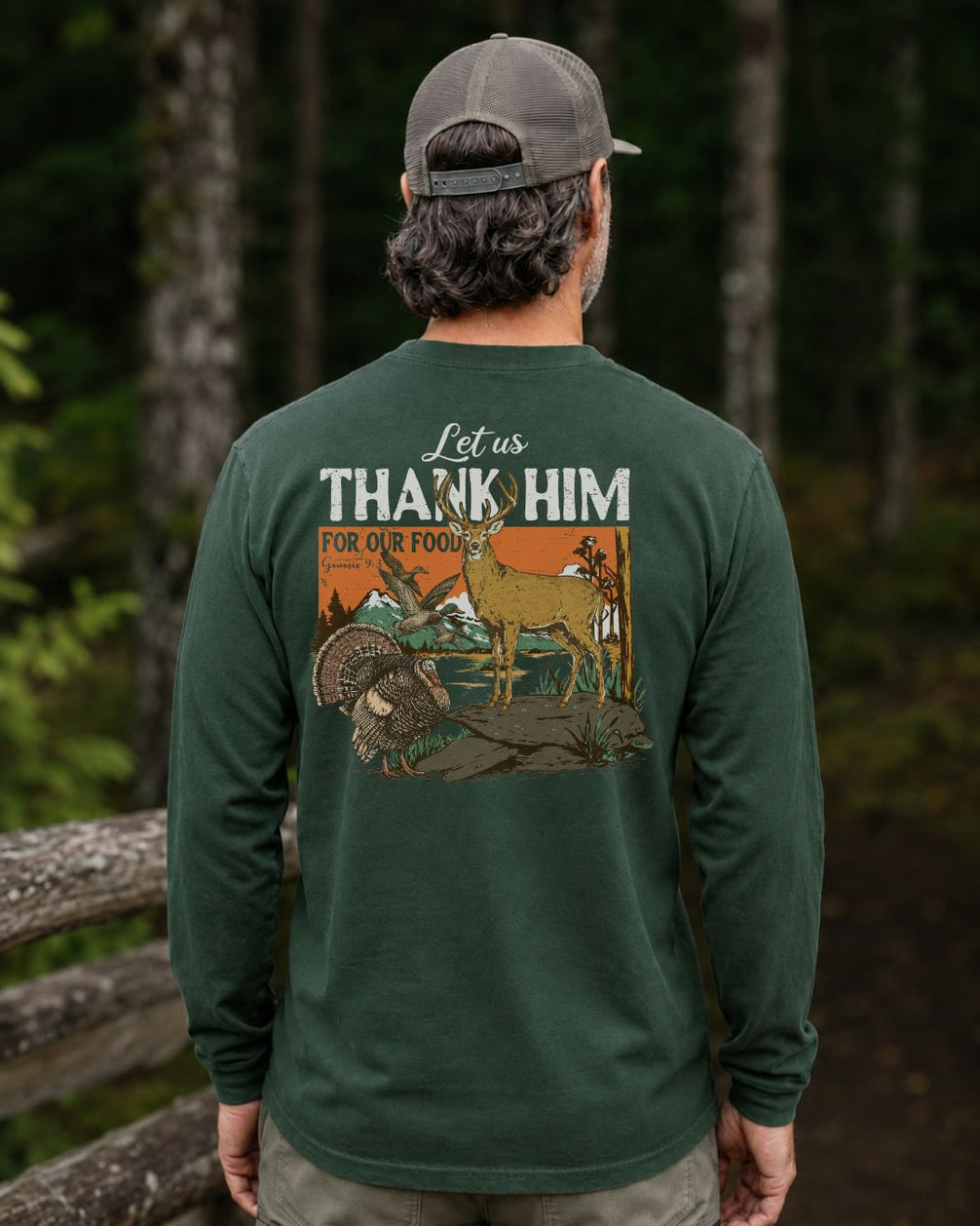 Outdoors Thank Him Long-sleeve