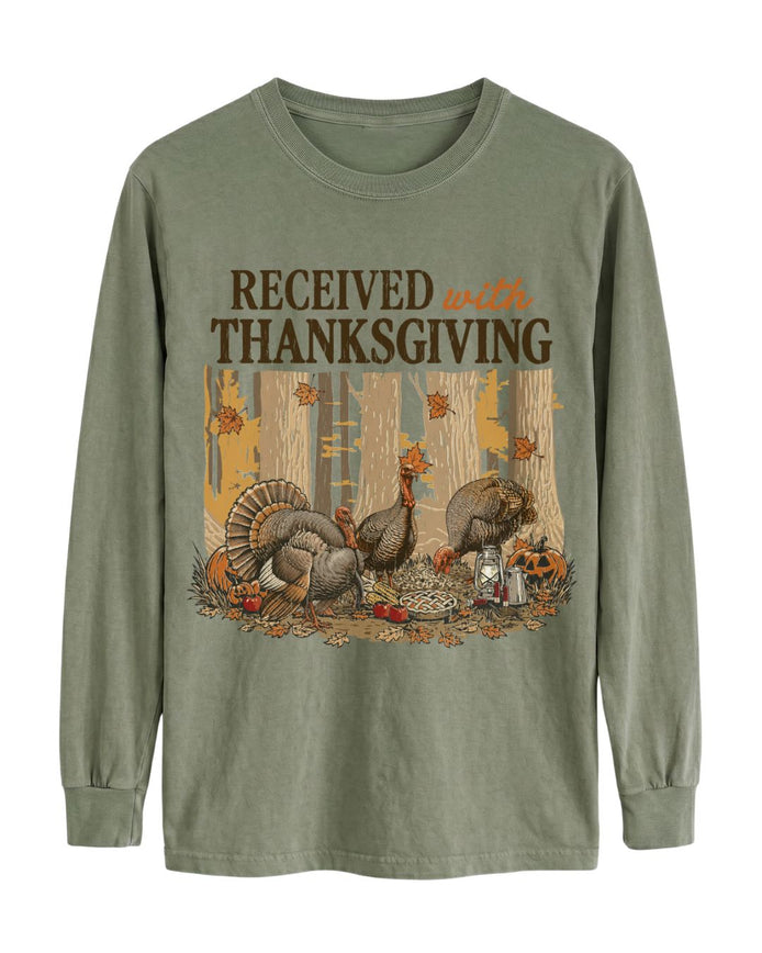 Received With Thanksgiving Long-sleeve