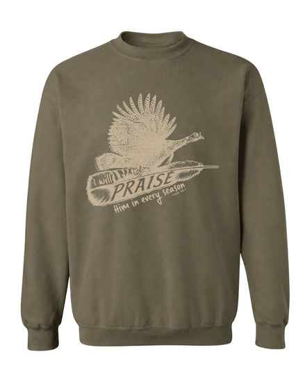 Faith And Turkey Feather Sweatshirt