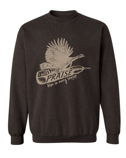 Faith And Turkey Feather Sweatshirt