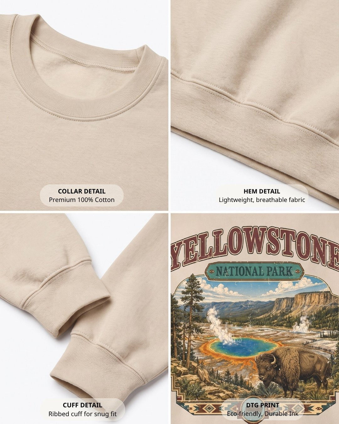 Yellowstone National Park SWEATSHIRT