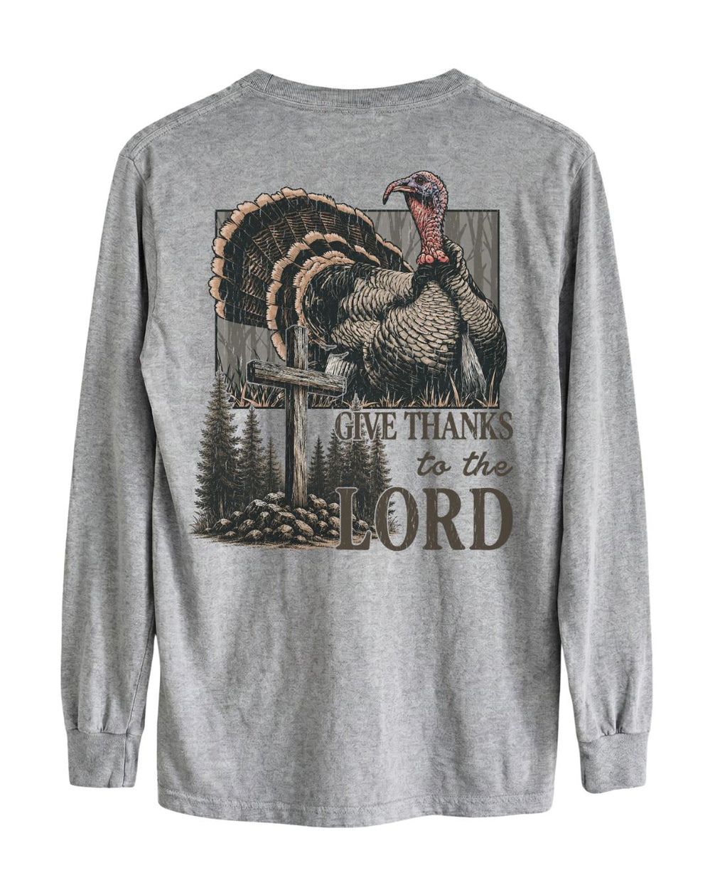 Give Thanks To The Lord Long-sleeve