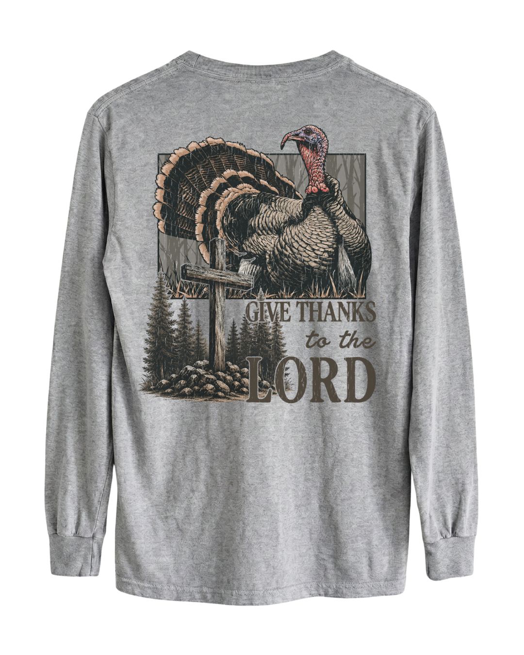 Give Thanks To The Lord Long-sleeve