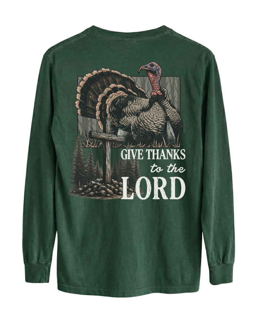 Give Thanks To The Lord Long-sleeve