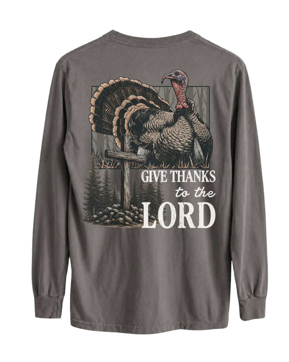 Give Thanks To The Lord Long-sleeve