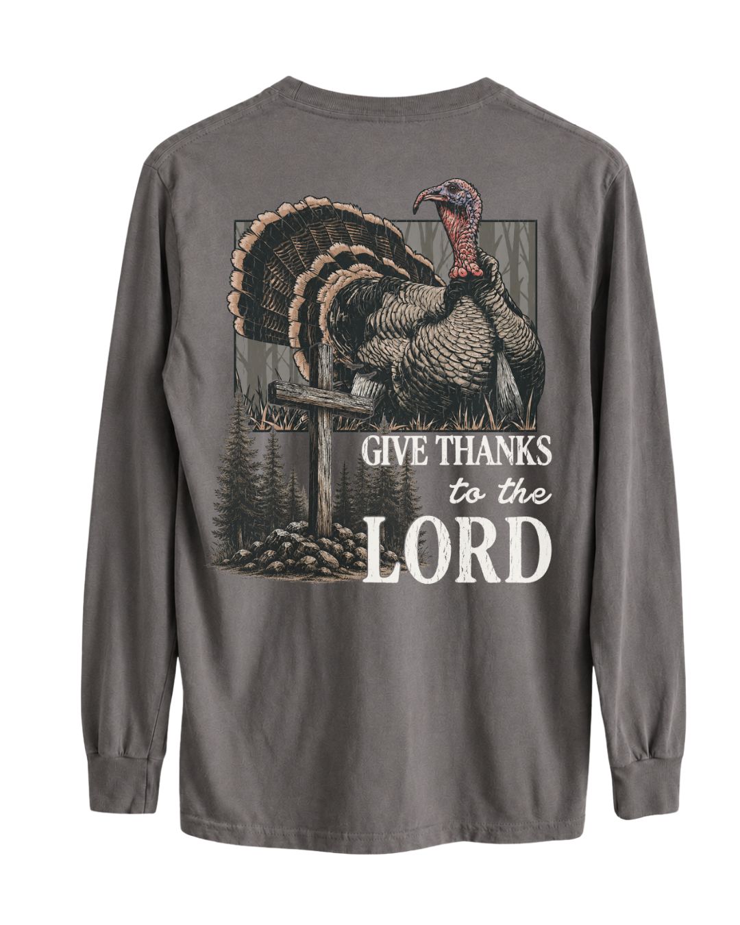 Give Thanks To The Lord Long-sleeve
