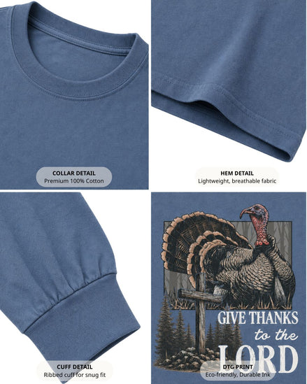 Give Thanks To The Lord Long-sleeve